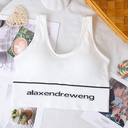 [10015] (CLEAR STOCK) W-B003 Bra Sport Bra Gym Olahraga Wanita Tanpa Kawat Elastis Underwear Female Motif Polos B03 (W-B003-AW/White)