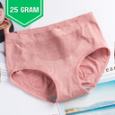 [10036] W-CD001 Celana Dalam Wanita Briefs Elastis Seamless Mid Waist Bahan Katun CD01 (W-CD001-25 Pink)