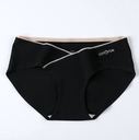[10054] (CLEAR STOCK) W-CD002 Celana Dalam Wanita Hamil Katun Menyerap Keringat CD Pinggang Rendah Tanpa Jahitan (W-CD002-Black )
