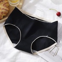 [10060] (CLEAR STOCK) W-CD003 Celana Dalam Wanita Antibakteri Graphene Katun Hight Quality Terbaru (W-CD003-Black)