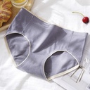 [10063] (CLEAR STOCK) W-CD003 Celana Dalam Wanita Antibakteri Graphene Katun Hight Quality Terbaru (W-CD003-Grey)