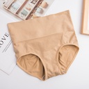 [10076] W-CD005 Celana Dalam Wanita Model Korset Import CD Slimming Hot Pants Pengecil Perut (W-CD005-Cream)