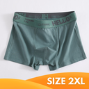 [10127] P-CD006 Boxer Celana Dalam Pria Dewasa Fashion Men Hello On Me Cook High Quality Remaja Jumbo Bahan Katun Lembut (P-CD006-Green 2XL)