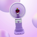 [10155] K-AP001 Kipas Angin Genggam Mini Portable Bentuk Buah / Kipas Angin Tangan Bahan Silikon / Mini Fan / Kipas Lipat Portable (K-AP001-Purple)