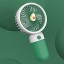 [10156] K-AP001 Kipas Angin Genggam Mini Portable Bentuk Buah / Kipas Angin Tangan Bahan Silikon / Mini Fan / Kipas Lipat Portable (K-AP001-Green)