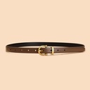 [10184] TP-KL001 Ikat Pinggang Wanita Casual Bahan Pu Belt (TP-KL001-Dark/Brown)