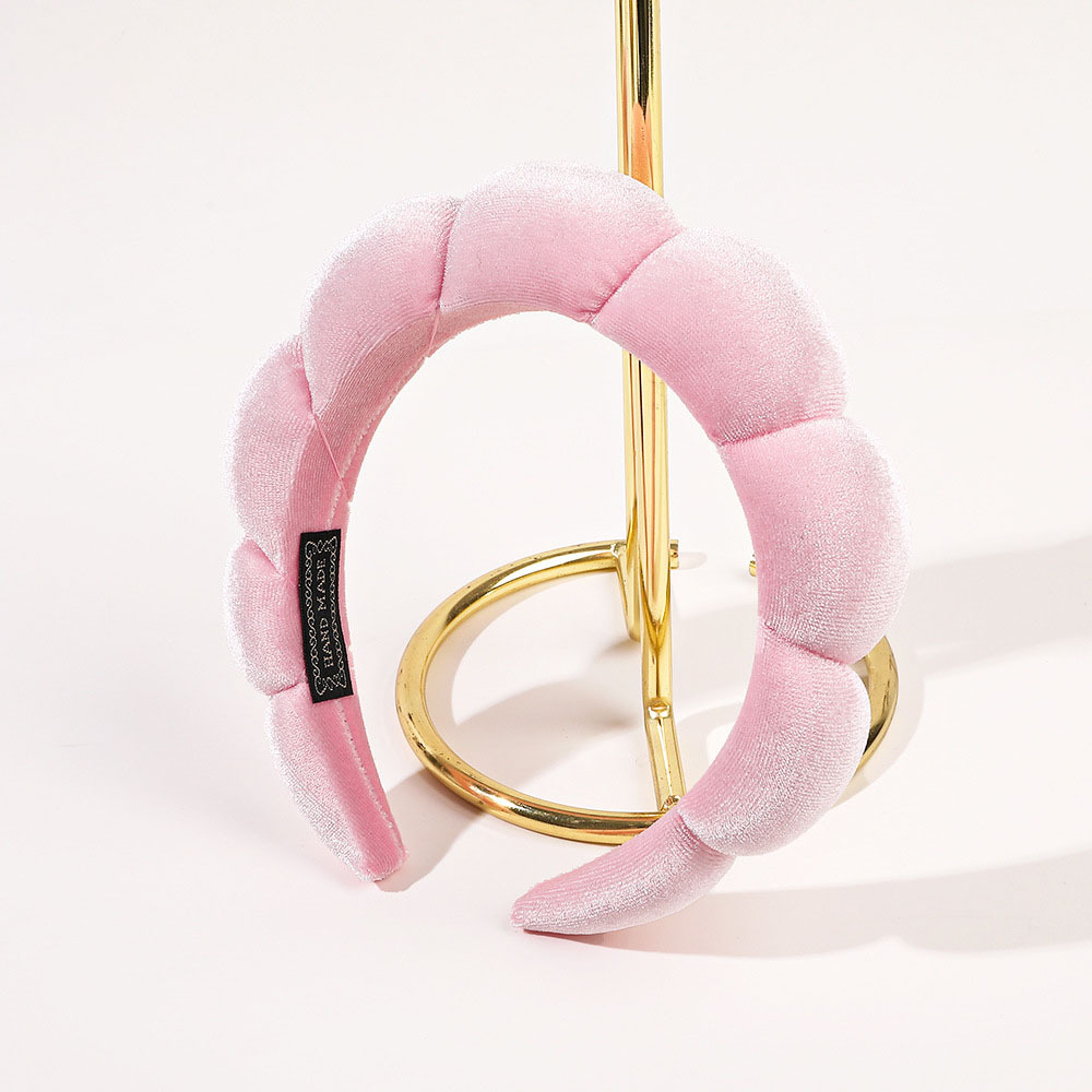 BD-A001 Bando Shell Busa Tebal Jumbo Fluffy Empuk Polos Bandana Cloud Style Gaya Korea Fashion Head Band Aksesoris Rambut Wanita