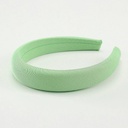 [10198] BD-A002 Bando Kain Busa Tebal Wanita Korea Headband Cloud Polos Bando Nagita Lebar Empuk Bandana Rambut Lembut Warna Pastel (BD-A002-Mint)