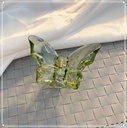 [10231] JR-A007 Jedai Rambut Motif Kupu-Kupu Kristal Butterfly Korean Jepit Hair Claw Transparant Aksesoris (JR-A007-Light Green)