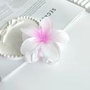 [10209] JR-A003 Jepit Rambut Korea Jedai Bunga Kamboja Wanita Elegan High Quality Motif Baru Clips 8CM (JR-A003-Pink)