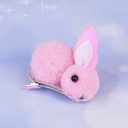 [10213] JR-A004 Jepit Rambut Kelinci Rabbit Hair Accessories - Jepit Rambut Versi Klip Untuk Anak Perempuan (JR-A004-Pink)