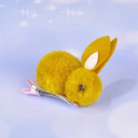 [10215] JR-A004 Jepit Rambut Kelinci Rabbit Hair Accessories - Jepit Rambut Versi Klip Untuk Anak Perempuan (JR-A004-Yellow)