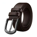 [10237] TP-KL005 Ikat Pinggang Pria Sabuk Kulit Gesper Klasik (TP-KL005-Khaki)