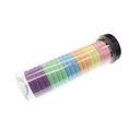 [10245] KR-A001 Ikat Rambut Donat Tabung Isi 20 pcs Karet Rambut Polos Wanita Kunciran Anak Dewasa Warna Warni (KR-A001-Mix Light Color)