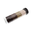 [10246] KR-A001 Ikat Rambut Donat Tabung Isi 20 pcs Karet Rambut Polos Wanita Kunciran Anak Dewasa Warna Warni (KR-A001-Mix Brown)