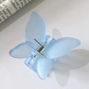 [10249] JR-A009 Jepit Rambut Kupu-Kupu Doff Motif Matte Gaya Fashion Korea Import (JR-A009-Blue)