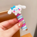 [10253] KR-A002 Ikat Rambut Spiral Aksesoris Kunciran Rambut Anak Perempuan Aksesoris Ponytail Fashion Korea (KR-A002-Cinnamoroll)