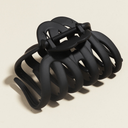 [10259] JR-A010 Jepit Rambut Cakar Jumbo Doff Model Korea Jepit Ponytail Hair Claw Clips (JR-A010-Black)