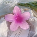 [10284] JR-A003 Jepit Rambut Korea Jedai Bunga Kamboja Wanita Elegan High Quality Motif Baru Clips 8CM (JR-A003-Purple)