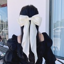 [10291] JR-A011 Jepit Rambut Ikat Rambut Pita Besar Wanita Hairpin Hairband Pita Korea Fashion Jepitan Rambut Wanita (JR-A011-White)