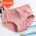 [10295] W-CD001 Celana Dalam Wanita Briefs Elastis Seamless Mid Waist Bahan Katun CD01 (W-CD001-18 Pink)