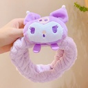 [10341] BD-A005 Bando Wanita Kartun Jepang Headband Facial Karakter Cinnamoroll Kuromi Pompompurin Melody Elastis Lucu (BD-A005-Kuromi)