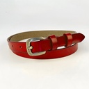 [10353] TP-KL006 Ikat Pinggang Wanita Model Klasik Ikat Pinggang Kulit Premium Korea Look (TP-KL006-Red)