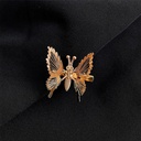 [10361] JR-A016 Jepit Rambut Motif Kupu-Kupu Gold Silver Jepit Klip Rambut Wanita Korea Fashion Hair Murah (JR-A016-Gold)