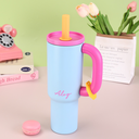 [10403] BM-S002 Botol Minum Tumbler Stainless Steel Lucu Viral Tahan Panas dan Dingin 1200 ML (BM-S002-Blue)