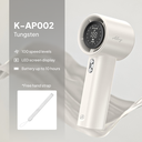 [10398] K-AP002 Kipas Angin Genggam Portabel Turbo Dengan 100 Level Power Digital Display Adjustable Turbo Rechargeable Type C (K-AP002-Tungsten Gold)