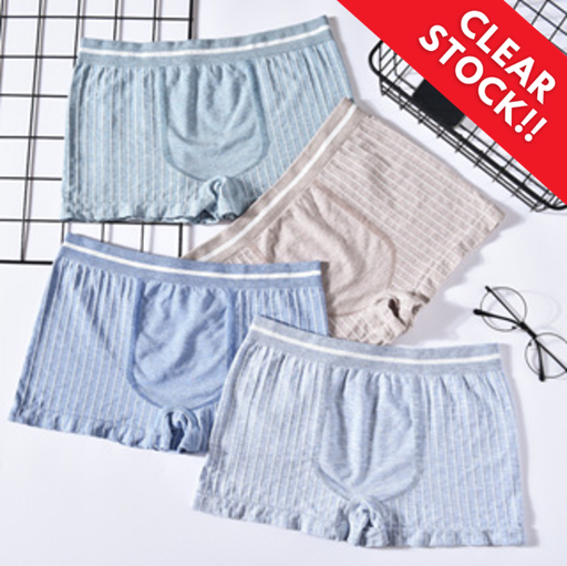 P-CD004 Boxer Pria Celana Dalam Yang Nyaman Seamless Boxer Import High Quality CD Pria