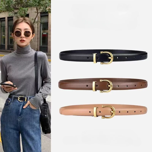 TP-KL001 Ikat Pinggang Wanita Casual Bahan Pu Belt
