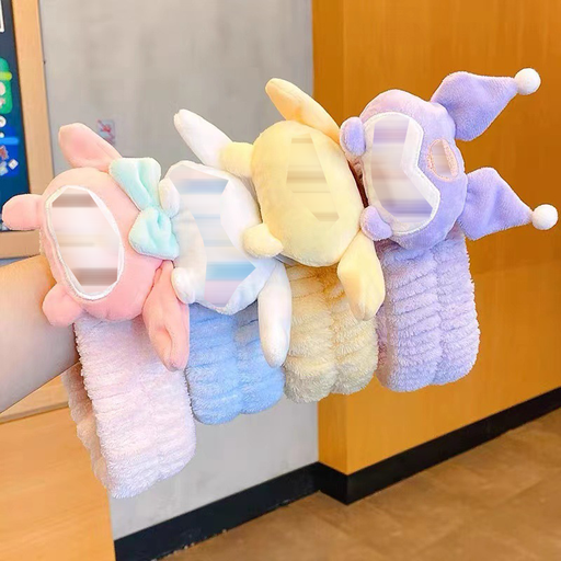 BD-A005 Bando Wanita Kartun Jepang Headband Facial Karakter Cinnamoroll Kuromi Pompompurin Melody Elastis Lucu